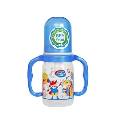 BABY PUR BIBERON EN VERRE AVEC ANSE 120 ML 10096