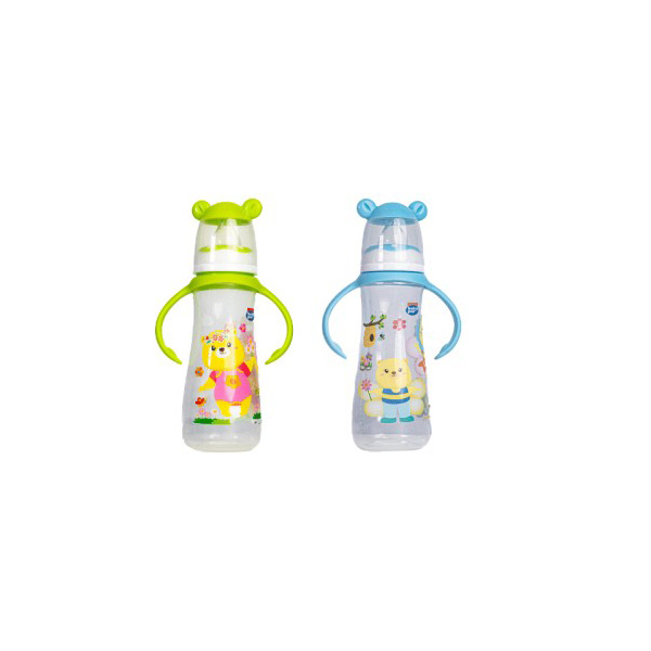 BABY PUR BIB PLASTIQUE 250ML AVEC ANSE REF:72010