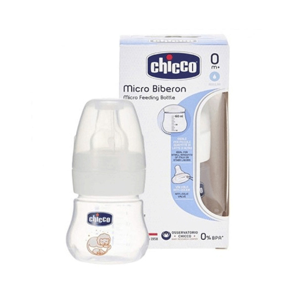 CHICCO MICRO BIBERON 0M+ , 60ML
