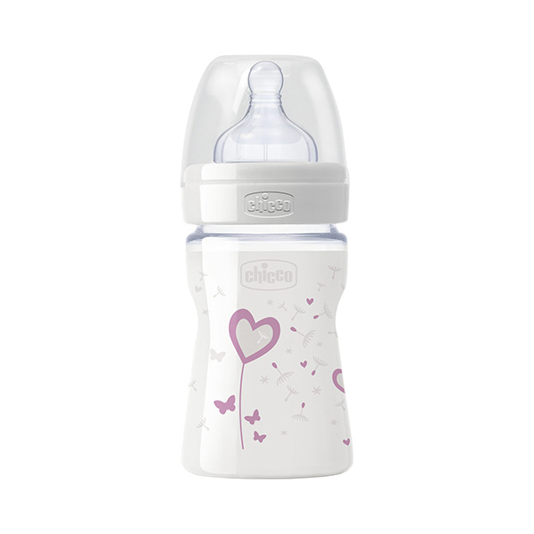 CHICCO BIB EN VERRE 150ML GIRL
