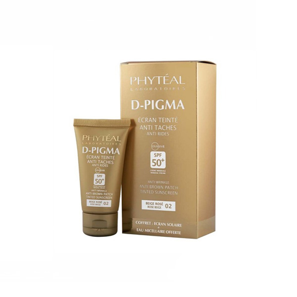 PHYTEAL DPIGMA ECRAN TEINTE BEIGE ROSE SPF50+EAU MICELLAIRE A L'ALOE VERA 150ML (OFFERTE)