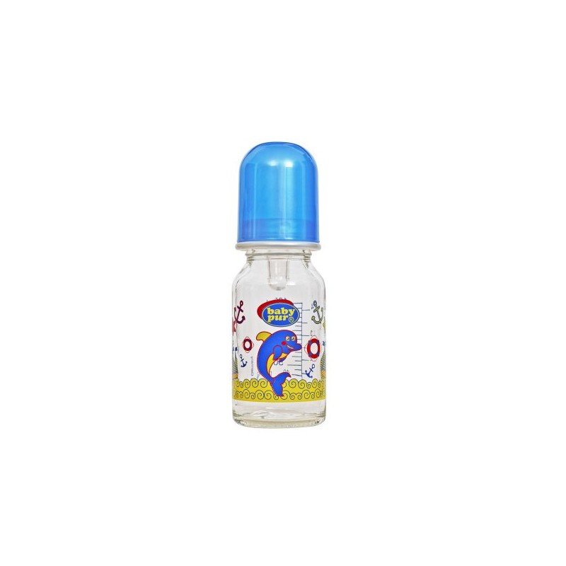 BABY PUR BIBERON EN VERRE 125ML ref (1114076) rose/bleu