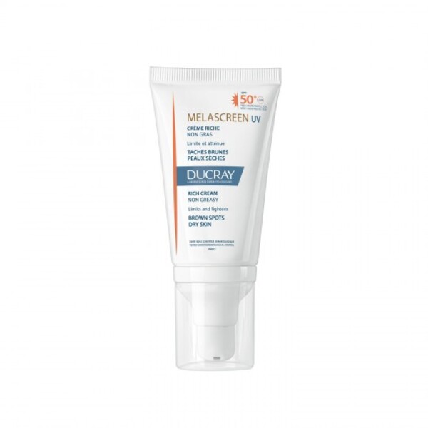 DUCRAY MELASCREEN CREME PROTECTION ANTI TACHES SPF50+ 50ML PEAU SECHE