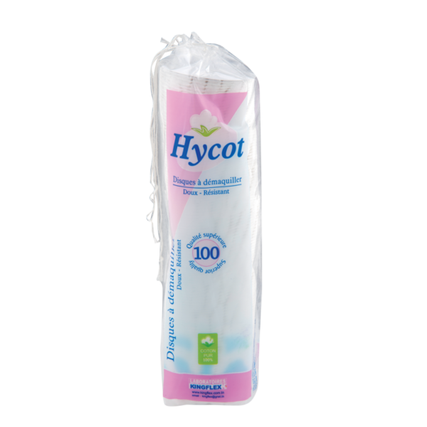 HYCOT DISQUES A DEMAQUILLER 100 PIECES