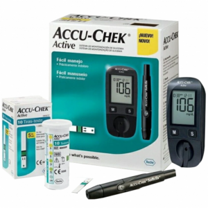 ACCU CHEK ACTIVE COFFRET 50 BANDELETTES + LECTEUR