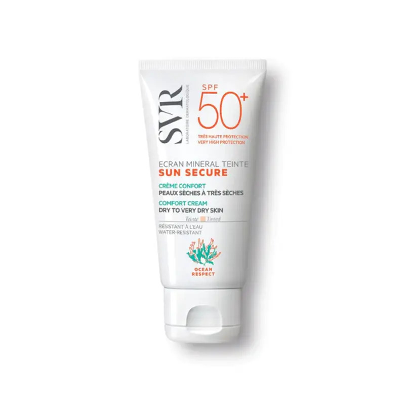 SVR SUN SECURE SPF 50+ ECRAN MINERAL ,50ML