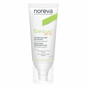 NOREVA EXFOLIAC FLUIDE SOLAIRE MATIFIANT SPF50+ 40ML